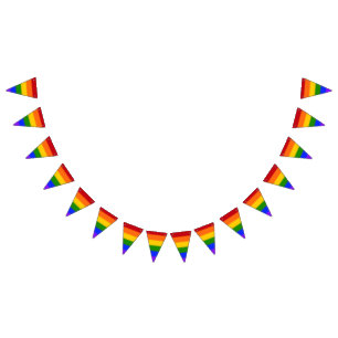 Bannière À Fanions Indicateur Gay pride de secours v2