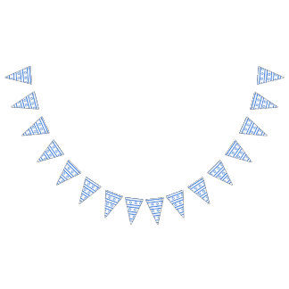 Bannière À Fanions Jour de la Déclaration d'Indépendance de l'Israël,