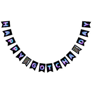 Bannière À Fanions Joyeux Gotcha Day Ballons Your Pets Photo