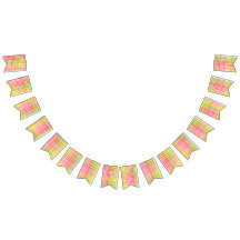 JUS STRIPE Party Décor Banner Pennant Bunting