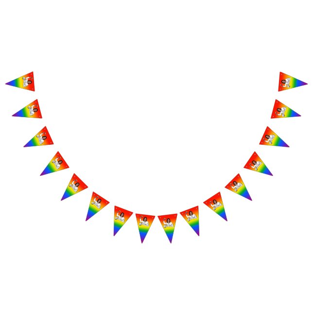 Bannière À Fanions Kamala Harris Pride (Tout)