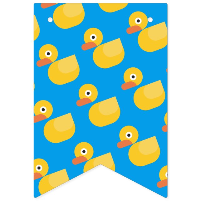 Bannière À Fanions Kawaii Cute Rubber Ducky (Premier drapeau)