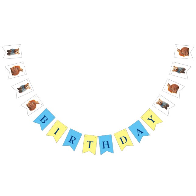 Bannière À Fanions Lapin de miel et ours de boo (Tout)