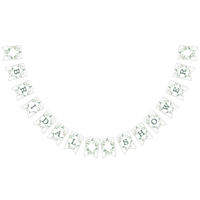 Bannière À Fanions L'arboretum Eucalyptus Botanique Moderne Baby Show (Tout)