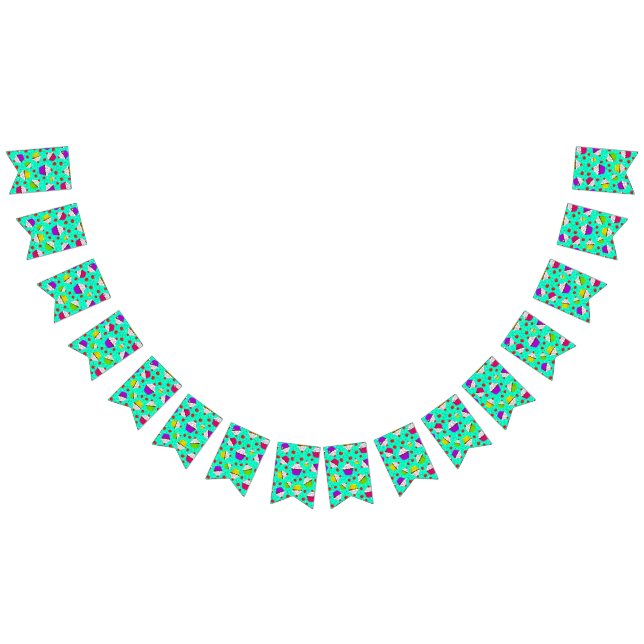 Bannière À Fanions Let's go party (Tout)