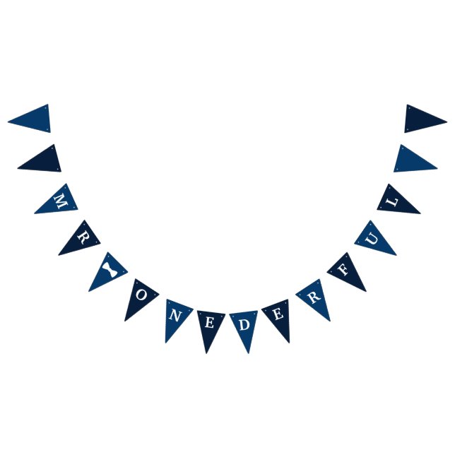 Bannière À Fanions M. Onederful Banner d'anniversaire (Tout)