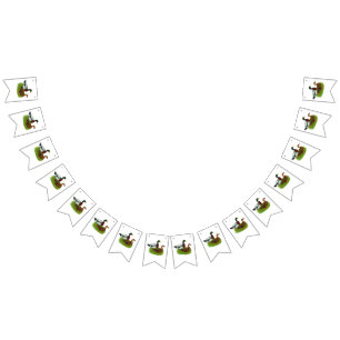 Bannière À Fanions Mallard Drake et Duck