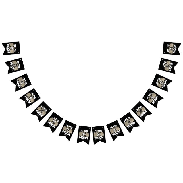 Bannière À Fanions Mème Crypto - XRP To The Moon - XRP Cryptomonnaie (Tout)