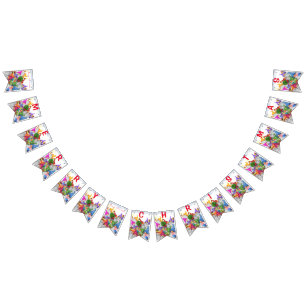 Bannière À Fanions Merry Christmas Gnome Party Drawing Funny