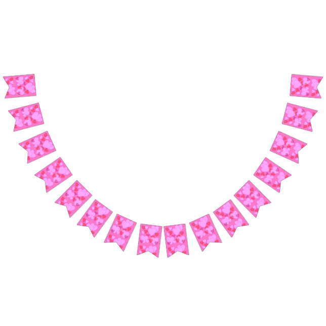 Bannière À Fanions Mille coeurs (Tout)