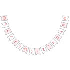 Moderne Pastel rose arc-en-ciel Joyeux anniversair