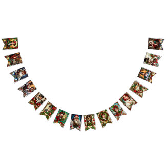 Bannière À Fanions Noël de Steampunk