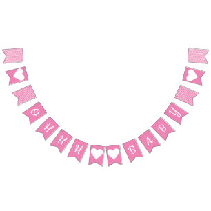 Bannière À Fanions Ohhh Baby Bunting Flags