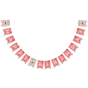 Bannière À Fanions One In A Melon 1er Birthday Watermelon Birthday