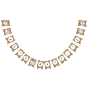 Bannière À Fanions Owl Toujours Aimez-Vous Mariage Décontracté Juste 