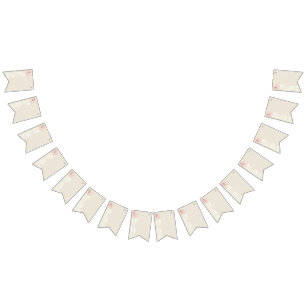 Bannière À Fanions Papier à scandale Beige