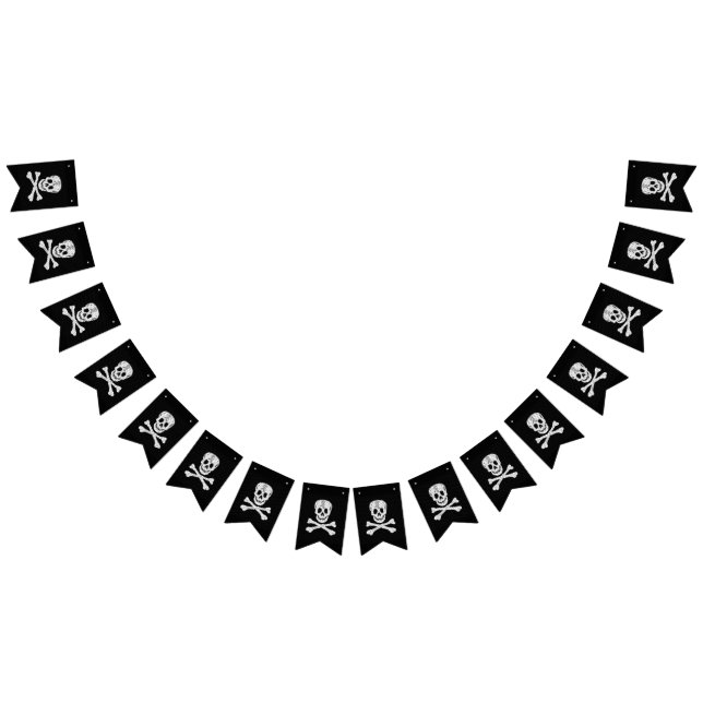 Bannière À Fanions Parlez comme une journée de pirates (Tout)