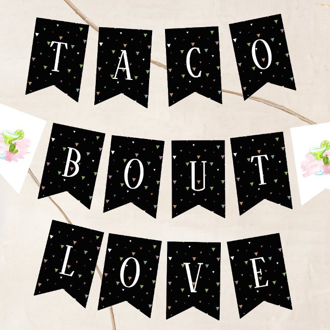 Bannière À Fanions Parlons Amour de Taco  (Créateur téléchargé)