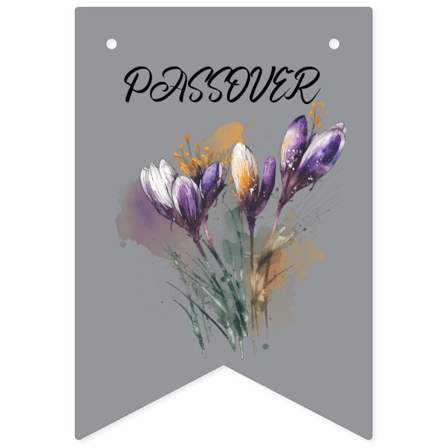 Bannière À Fanions "Passover" bunting banner (Premier drapeau)