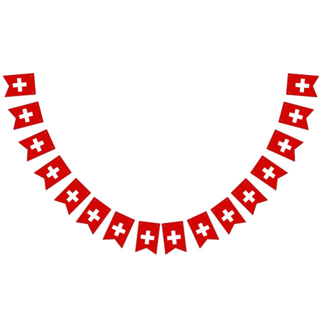 Bannière À Fanions pavillon suisse (Tout)