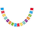 Personnalisé Joyeux Anniversaire Fête de Bunting d