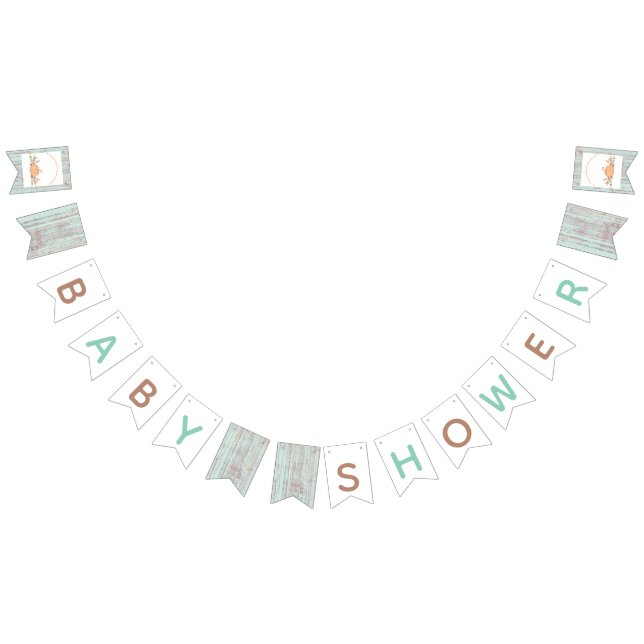 Bannière À Fanions Petit Citrouille Automne Baby shower rustique (Tout)