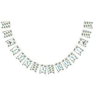 Bannière À Fanions Petit Citrouille C'est un Baby shower garçon