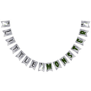 Bannière À Fanions Petite mariée monstre de Frankenstein