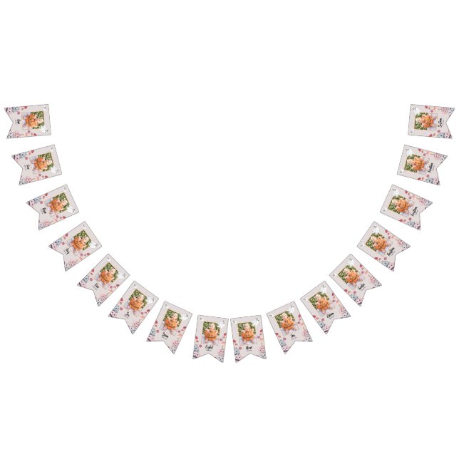 Bannière À Fanions Photo d'anniversaire du Citrouille Halloween (Tout)