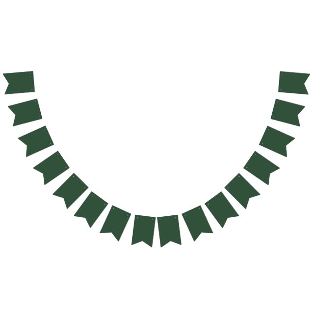 Bannière À Fanions Pine Green (Tout)