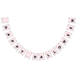 Bannière À Fanions Pink Bunting halloween banner
