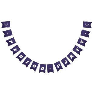 Bannière À Fanions Première Période Mignonne Purple Super Lettres