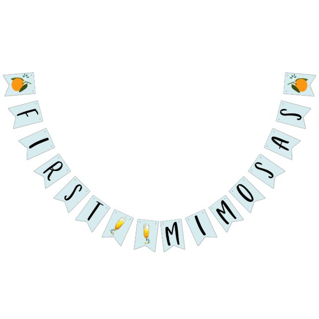 Bannière À Fanions Premières Mimosas (Tout)