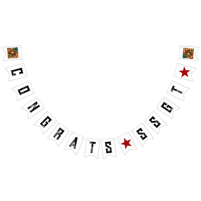 Bannière À Fanions Promotion Congratulations Customizable USMC (Tout)