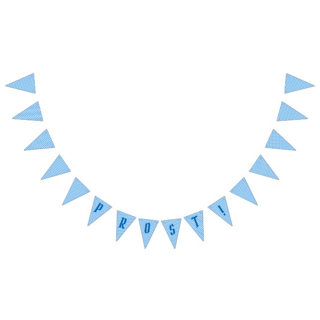 Bannière À Fanions Prost Octoberfest Bavarois (Tout)