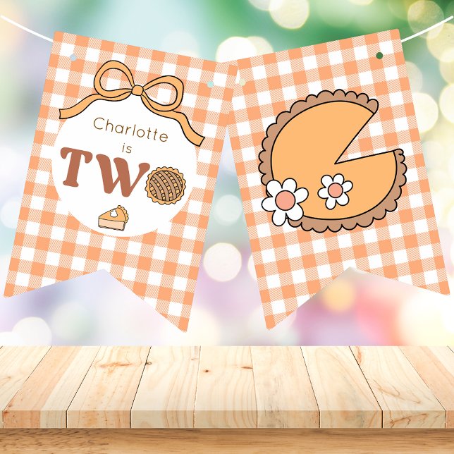 Bannière À Fanions Pumpkin Pie Birthday Banner (Créateur téléchargé)
