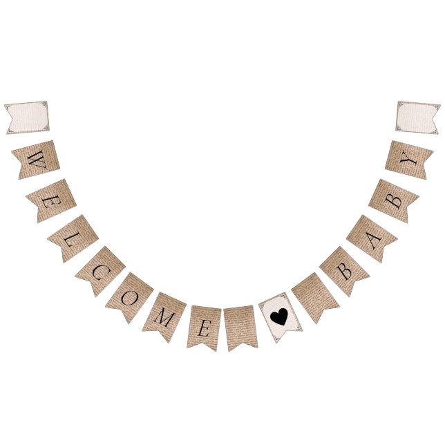 Bannière À Fanions Réserver Baby shower de contes à thème (Tout)