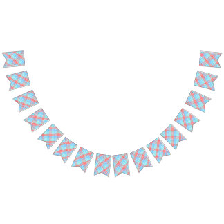 Bannière À Fanions Rocket Pop, Petit Plaid