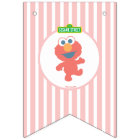 Rue Sésame | Elmo - Premier Bunting Anniversaire
