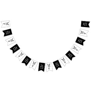 Bannière À Fanions Scorpio Black Scorpion Star Sign Custom Anniversai
