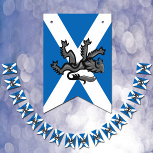 Bannière À Fanions Scottish Flag Party, Scotland Banners, Rampant