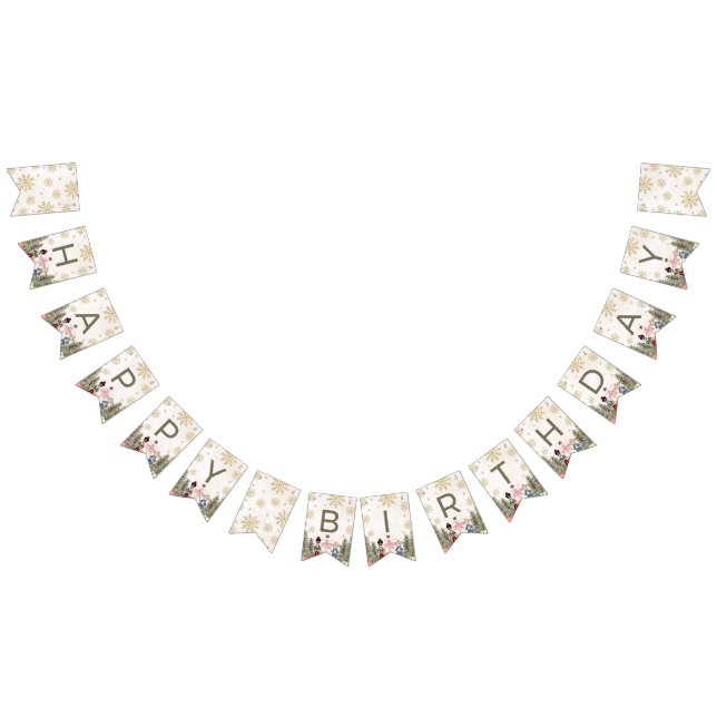 Bannière À Fanions Sugar Plum Nutcracker Birthday Banner (Tout)