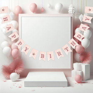 Bannière À Fanions Sweet As A Strawberry Fairy Girl'Anniversaire Bien