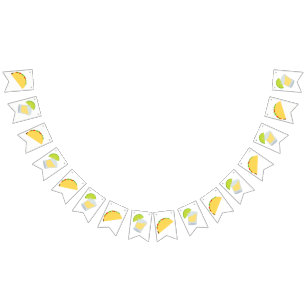 Bannière À Fanions Tacos et Tequila Party