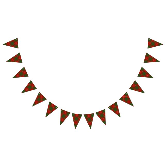 Bannière À Fanions Tartan écossais de Cameron de clan (Tout)