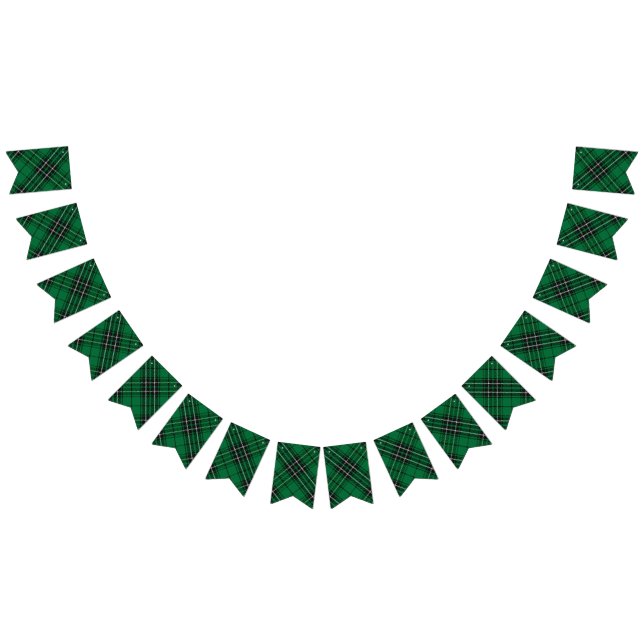 Bannière À Fanions Tartan écossais de chasse de MacLean de clan (Tout)