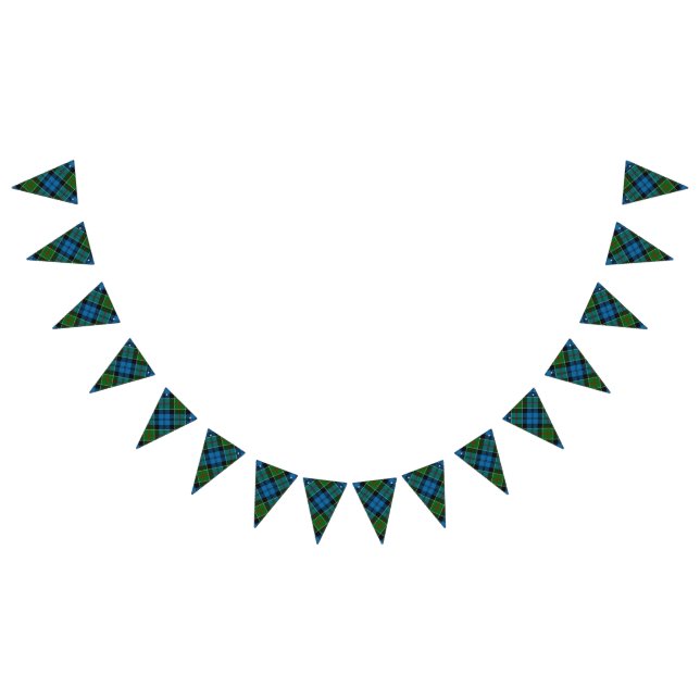 Bannière À Fanions Tartan écossais de Colquhoun de clan (Tout)