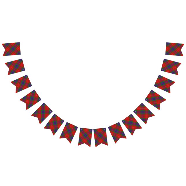 Bannière À Fanions Tartan écossais de Fraser de clan (Tout)