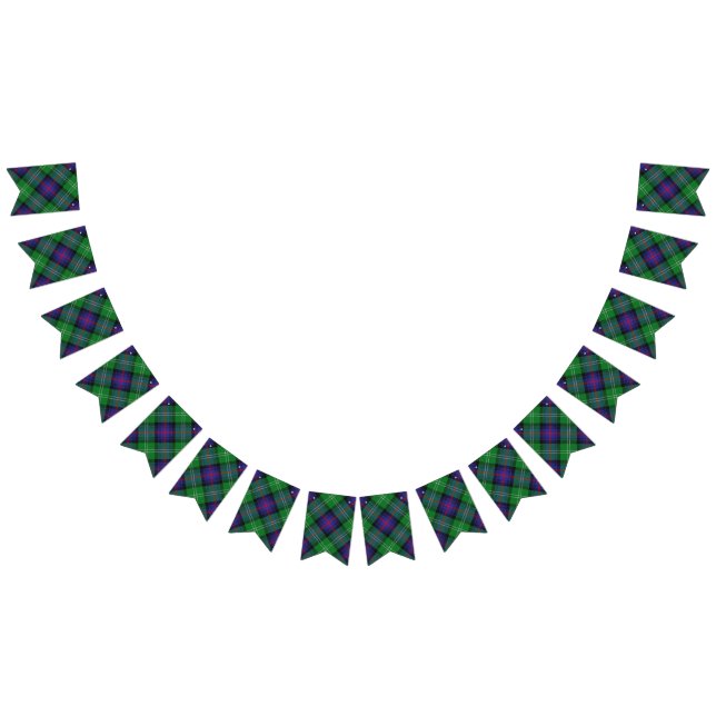 Bannière À Fanions Tartan écossais de Sutherland de clan (Tout)