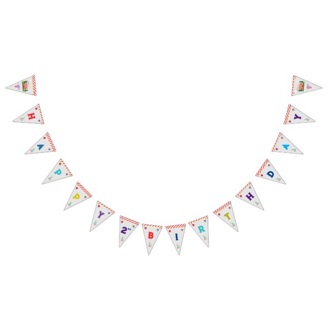 Bannière À Fanions Thème du cirque de la fête d'anniversaire des enfa (Tout)